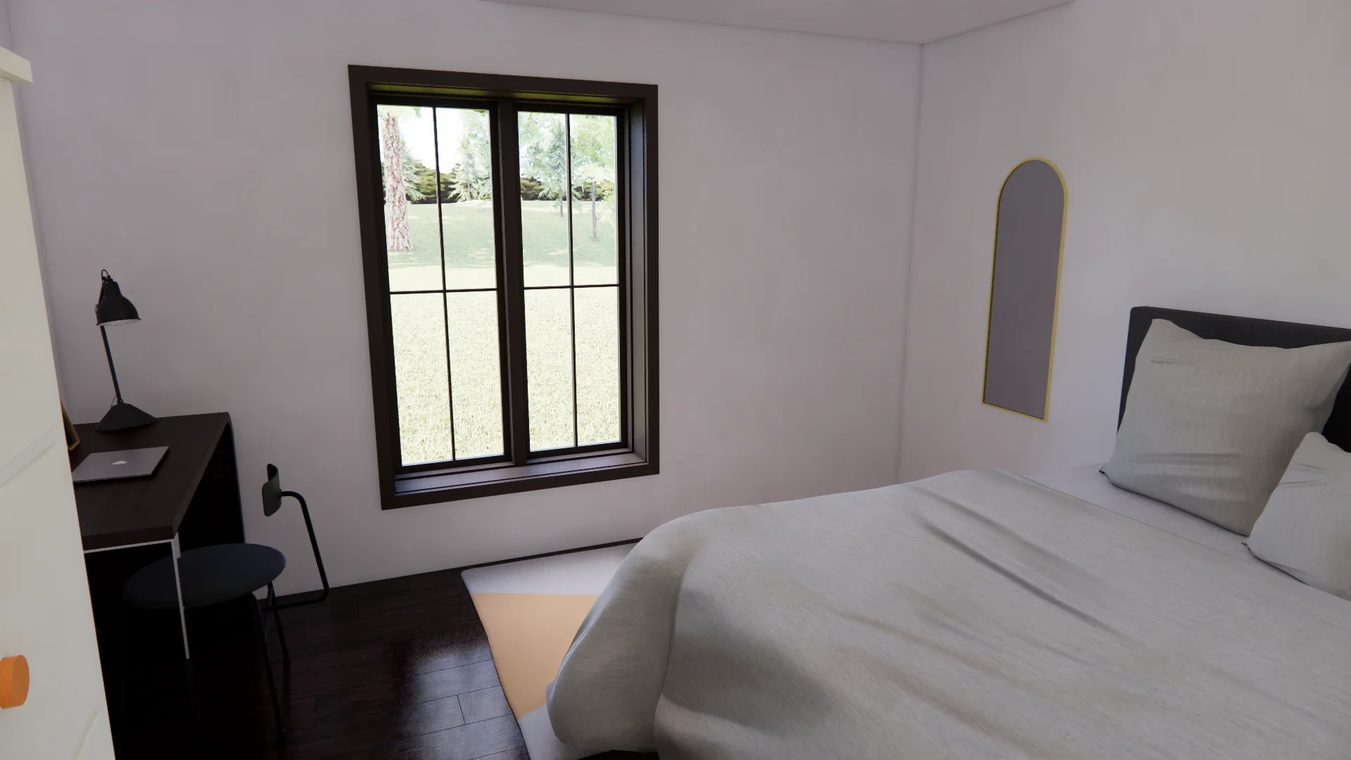 Blender 3D -mallinnus, Taurus Lux -urheilukellot teräsrungolla, musta ja valkoinen silikoniranneke, yläkuva