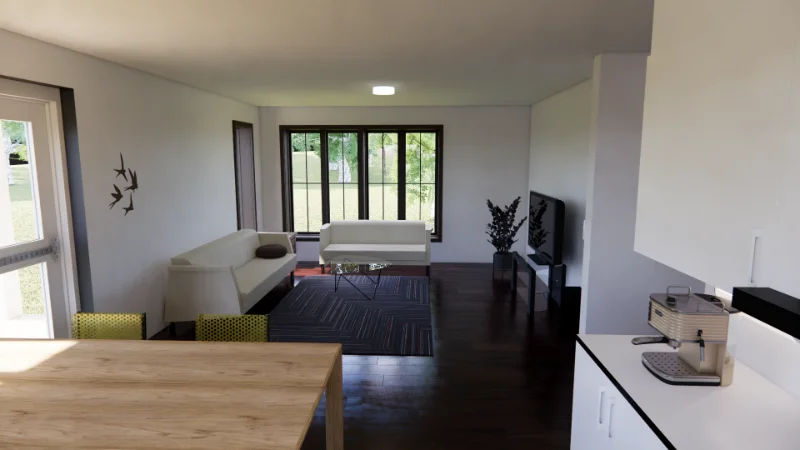Blender 3D -mallinnus, Taurus Lux -urheilukellot teräsrungolla, musta ja valkoinen silikoniranneke, etu